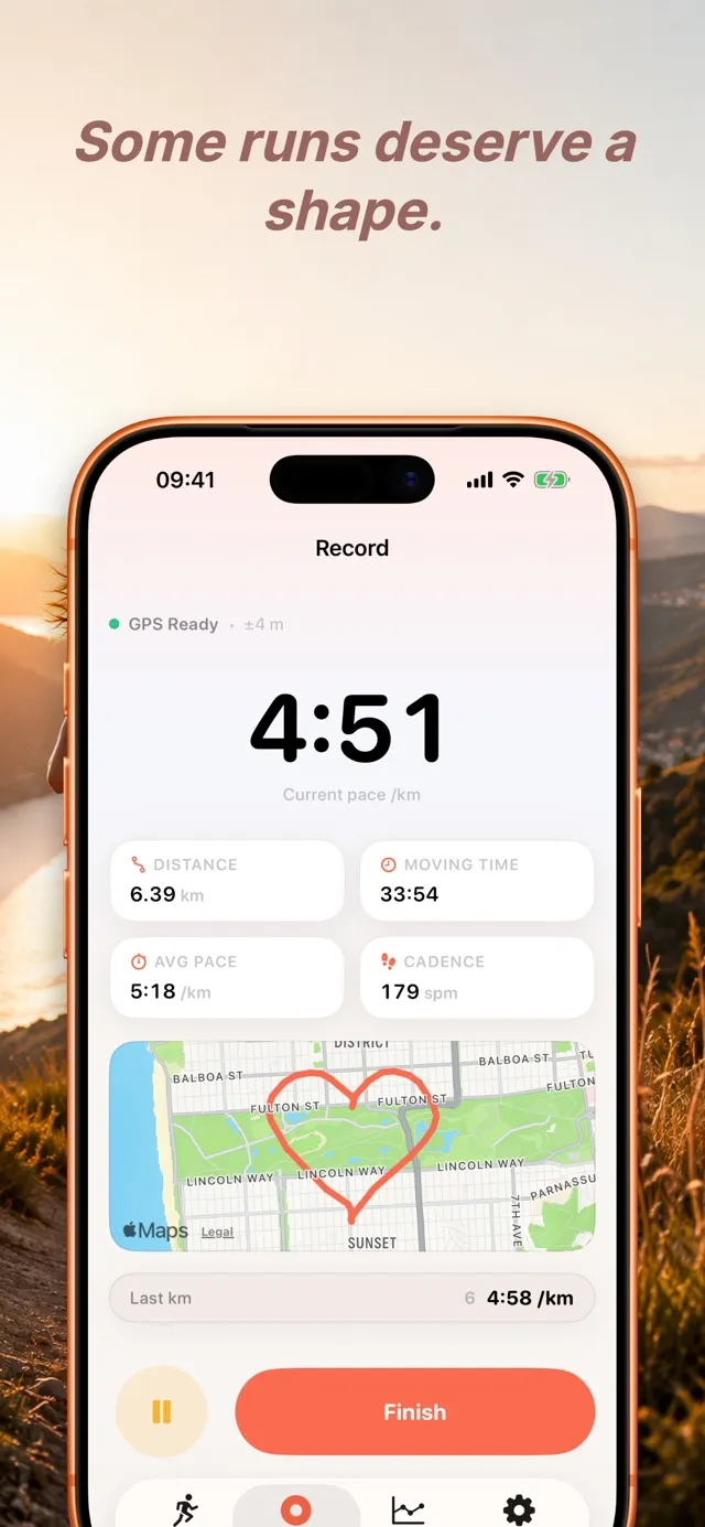 RunTrace screenshot 2