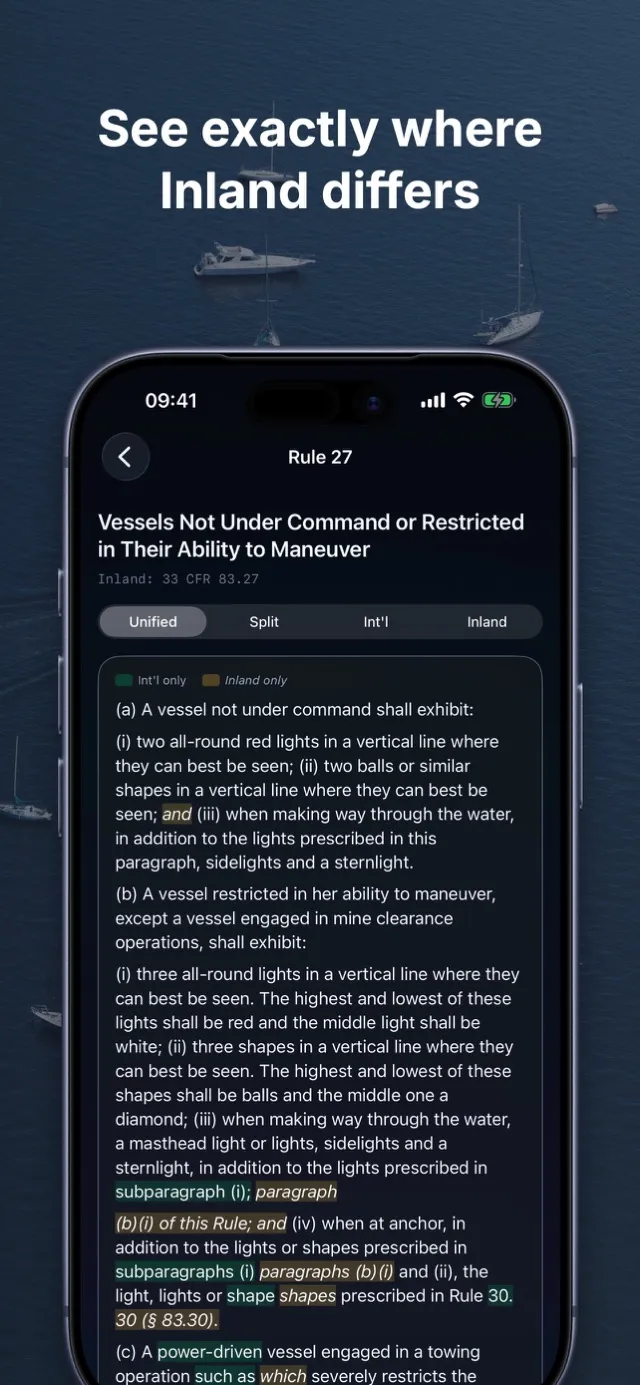 Nav Rules: COLREGS Exam Prep screenshot 3