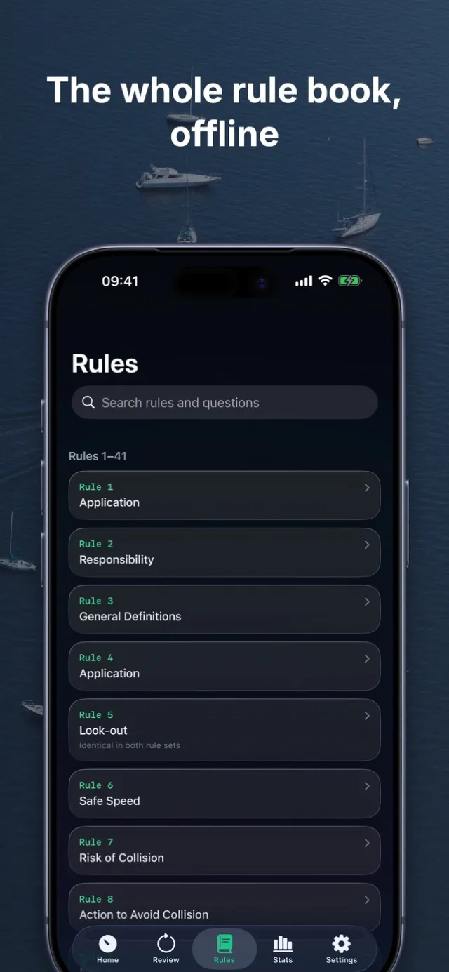 Nav Rules: COLREGS Exam Prep screenshot 10
